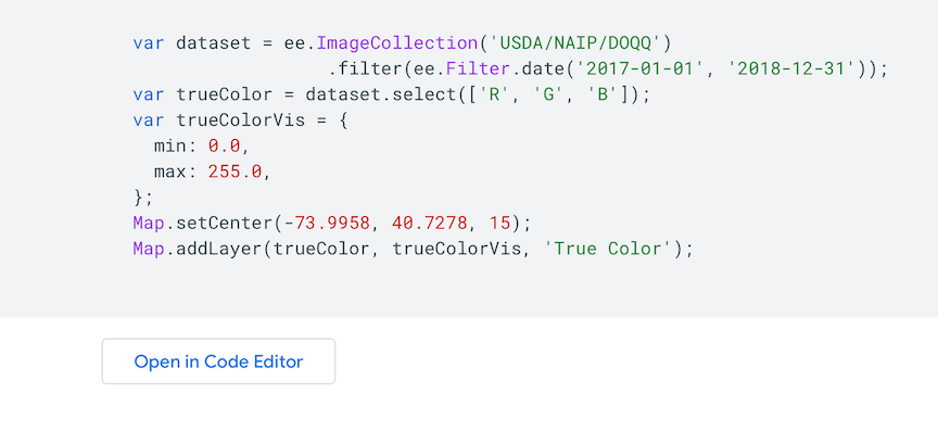 Dataset Code Example