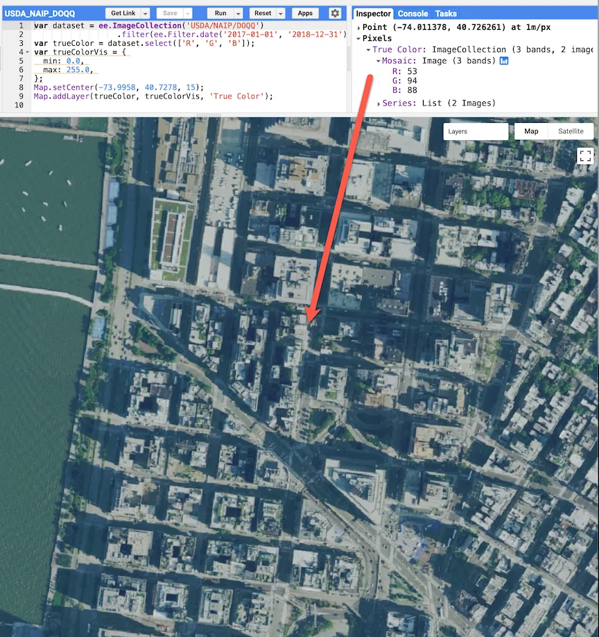 Pixel Location